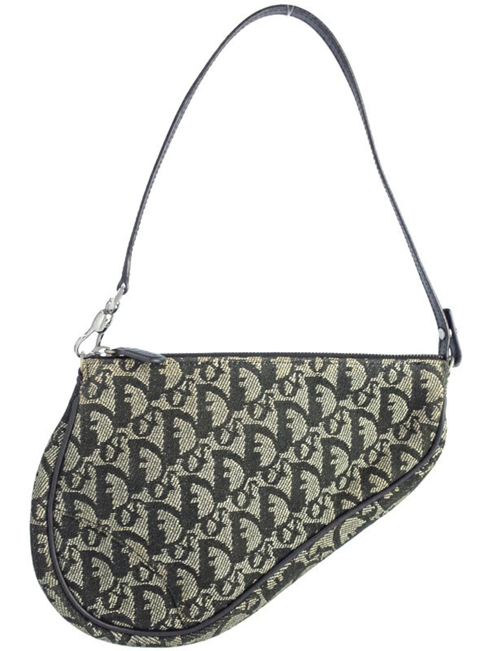 Christian Dior Saddle Pouch Clutch Handbag